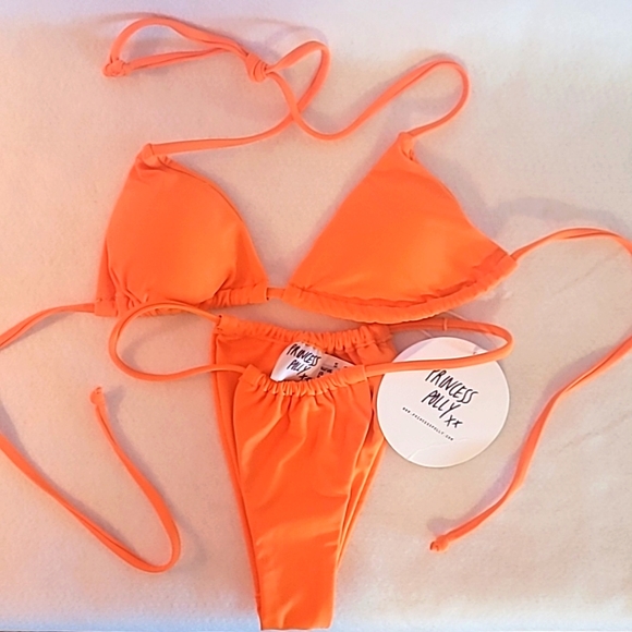 Princess Polly Other - Princess Polly Orange Bikini NWT Size 0